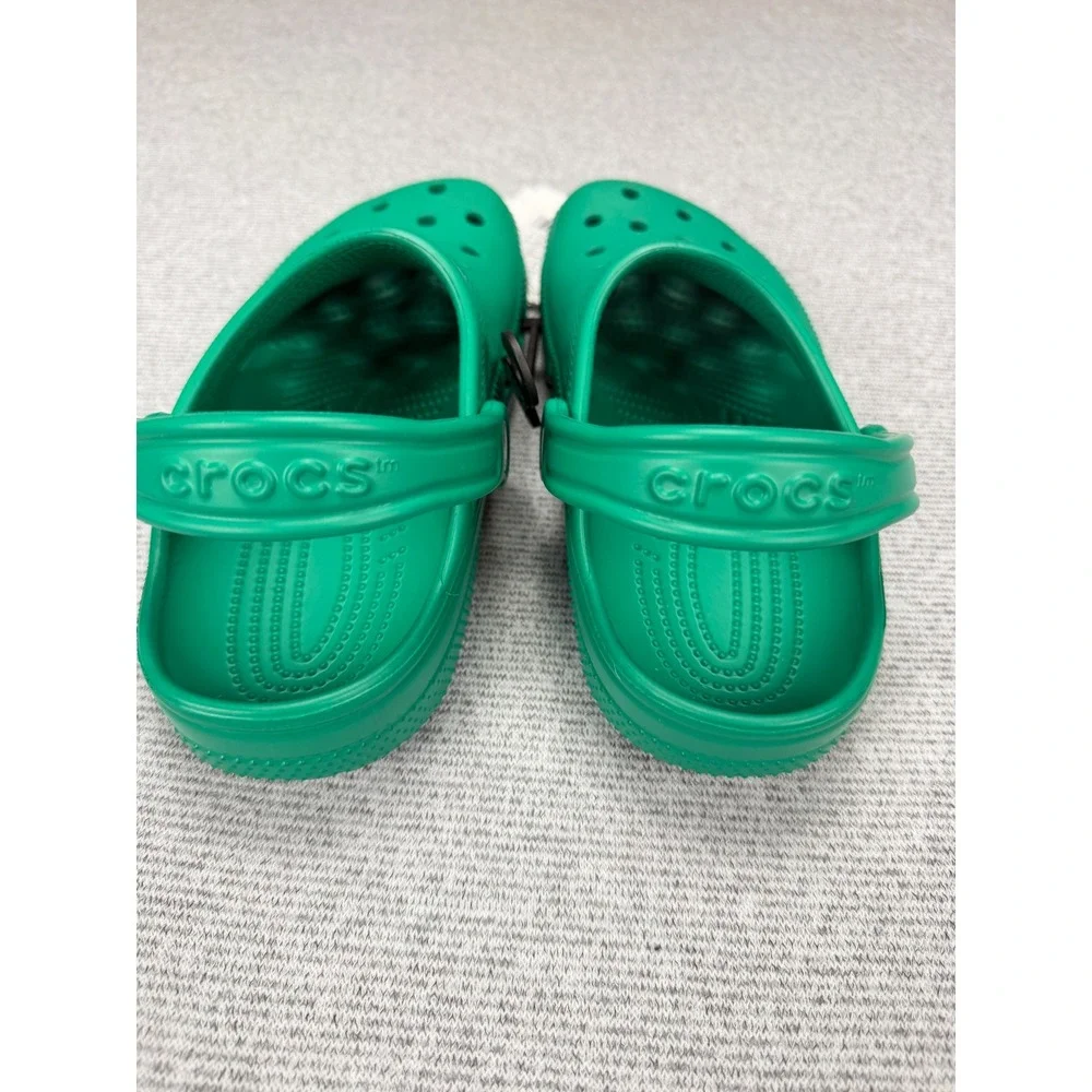 Crocs Classic Clog K Kids Green Slip On Water Shoes 204536-3TJ Size J4